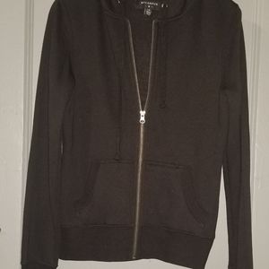 BYCORPUS Black Zip Up Hoodie Sweater